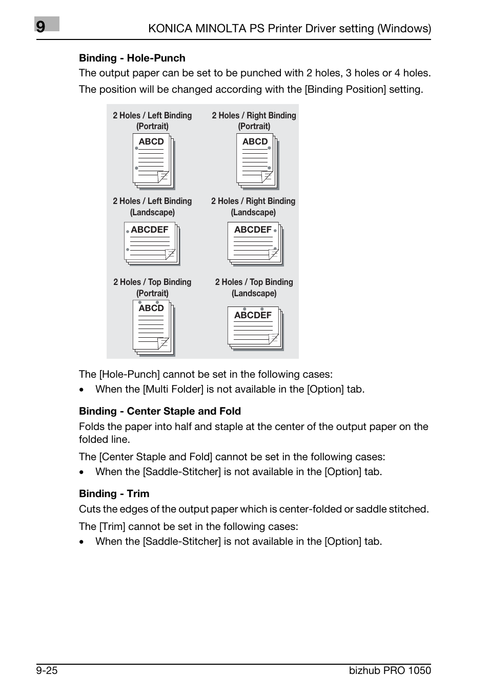 Konica Minolta BIZHUB PRO 1050 User Manual | Page 237 / 399