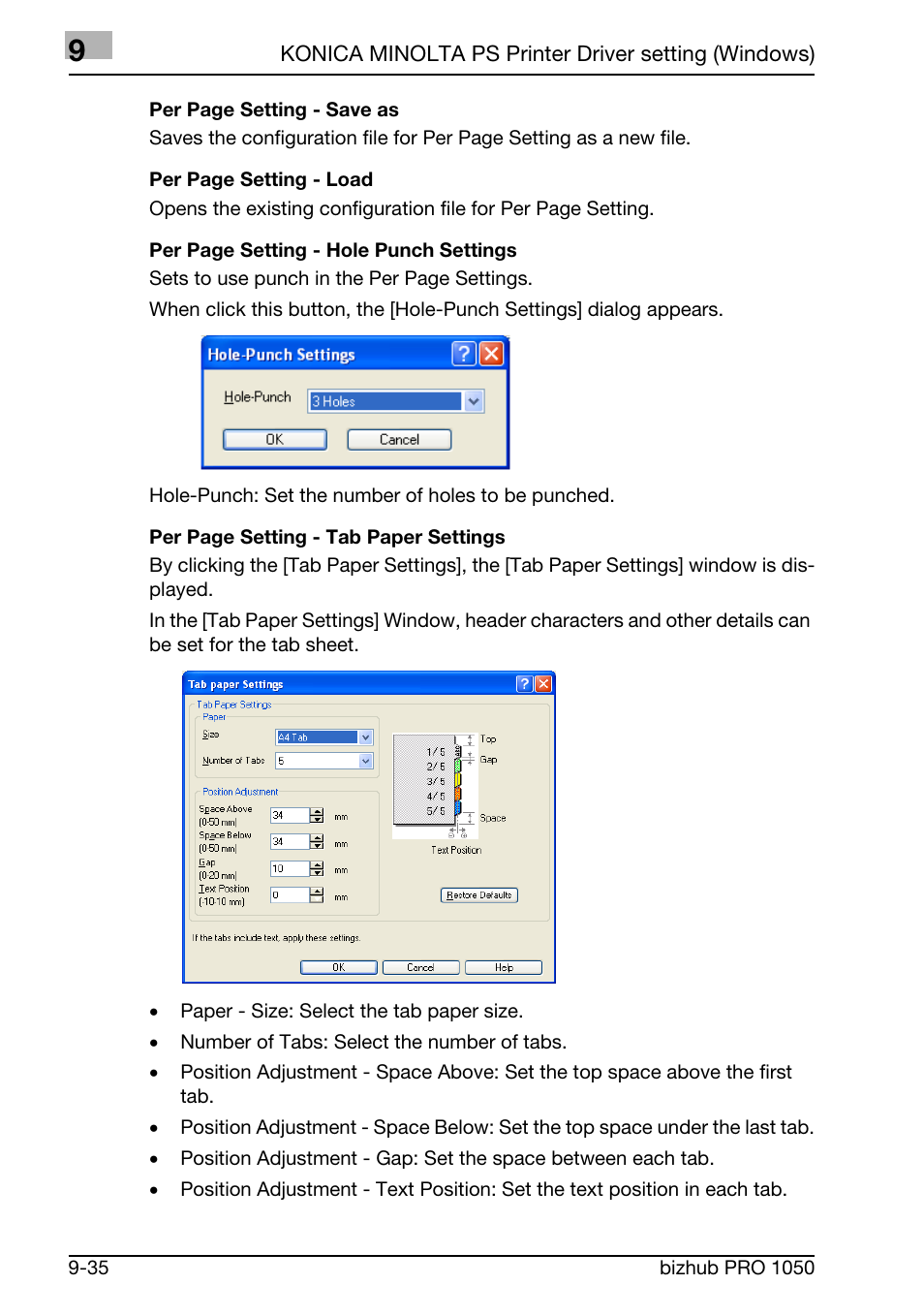 Konica Minolta BIZHUB PRO 1050 User Manual | Page 247 / 399