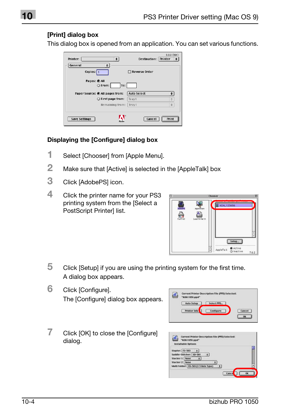 Konica Minolta BIZHUB PRO 1050 User Manual | Page 270 / 399