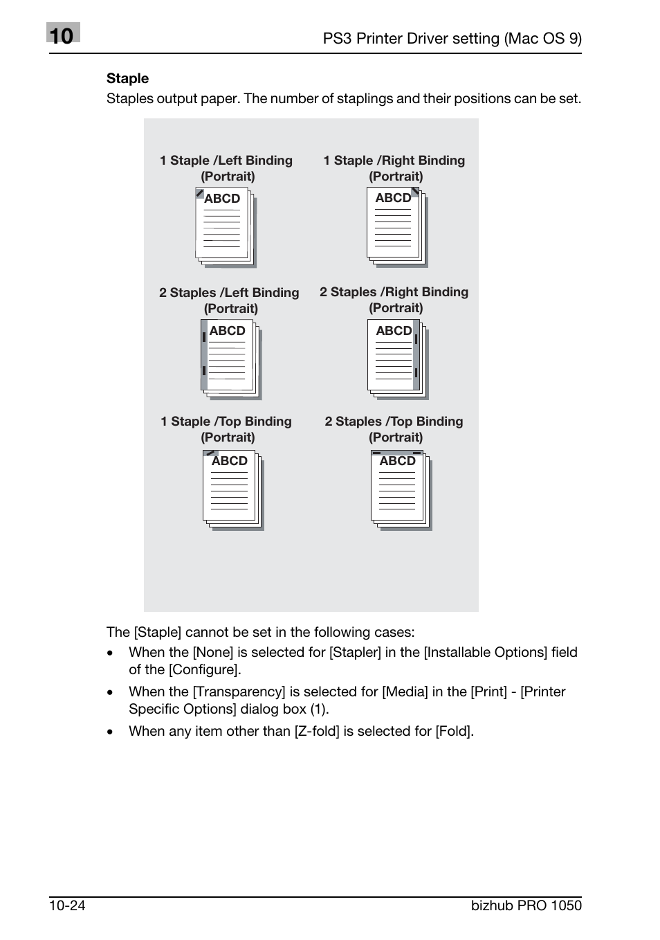 Konica Minolta BIZHUB PRO 1050 User Manual | Page 290 / 399