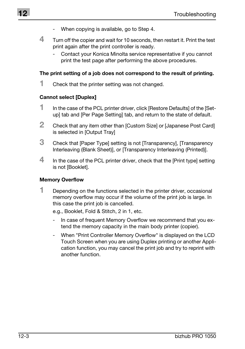 Konica Minolta BIZHUB PRO 1050 User Manual | Page 327 / 399