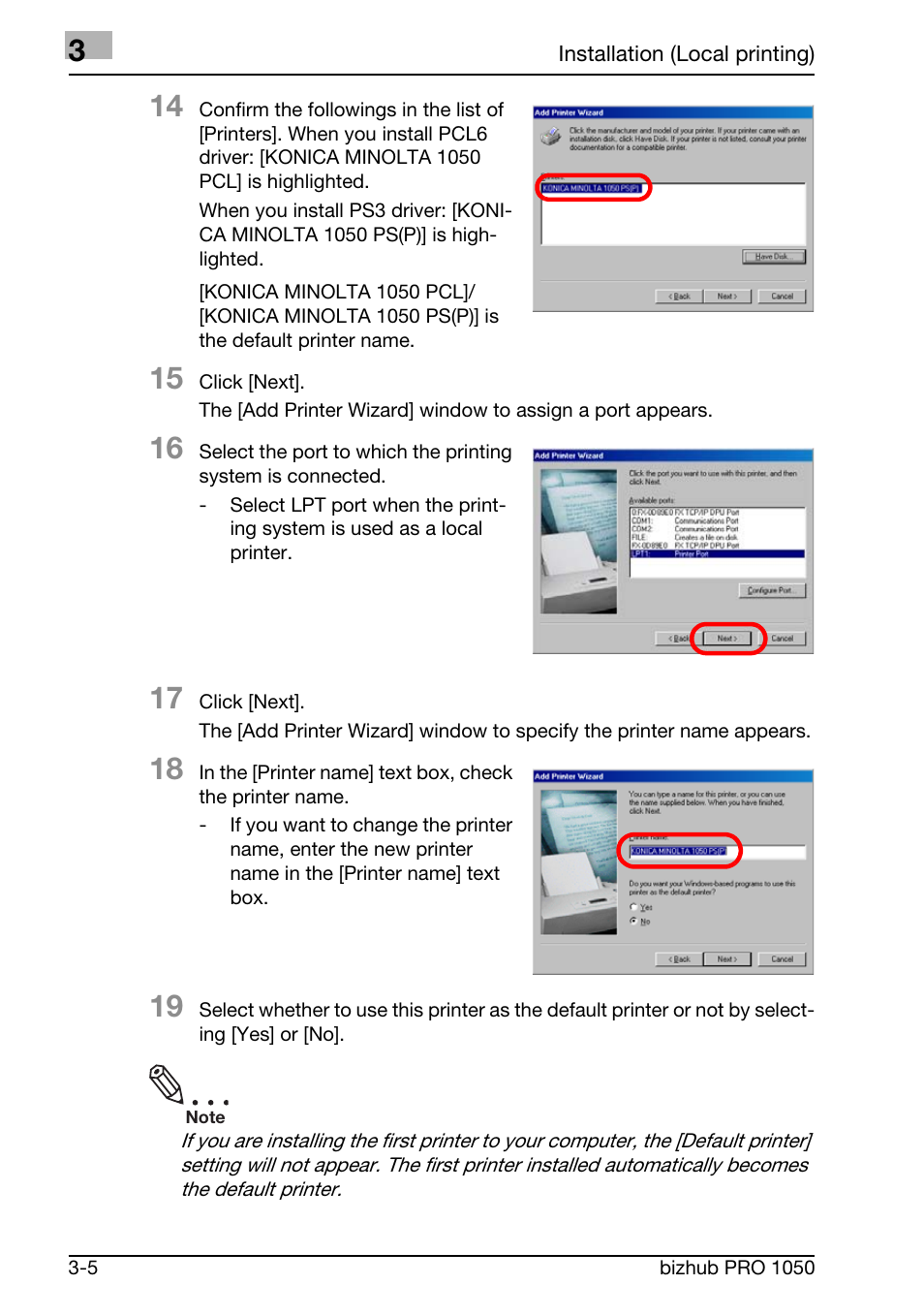 Konica Minolta BIZHUB PRO 1050 User Manual | Page 33 / 399