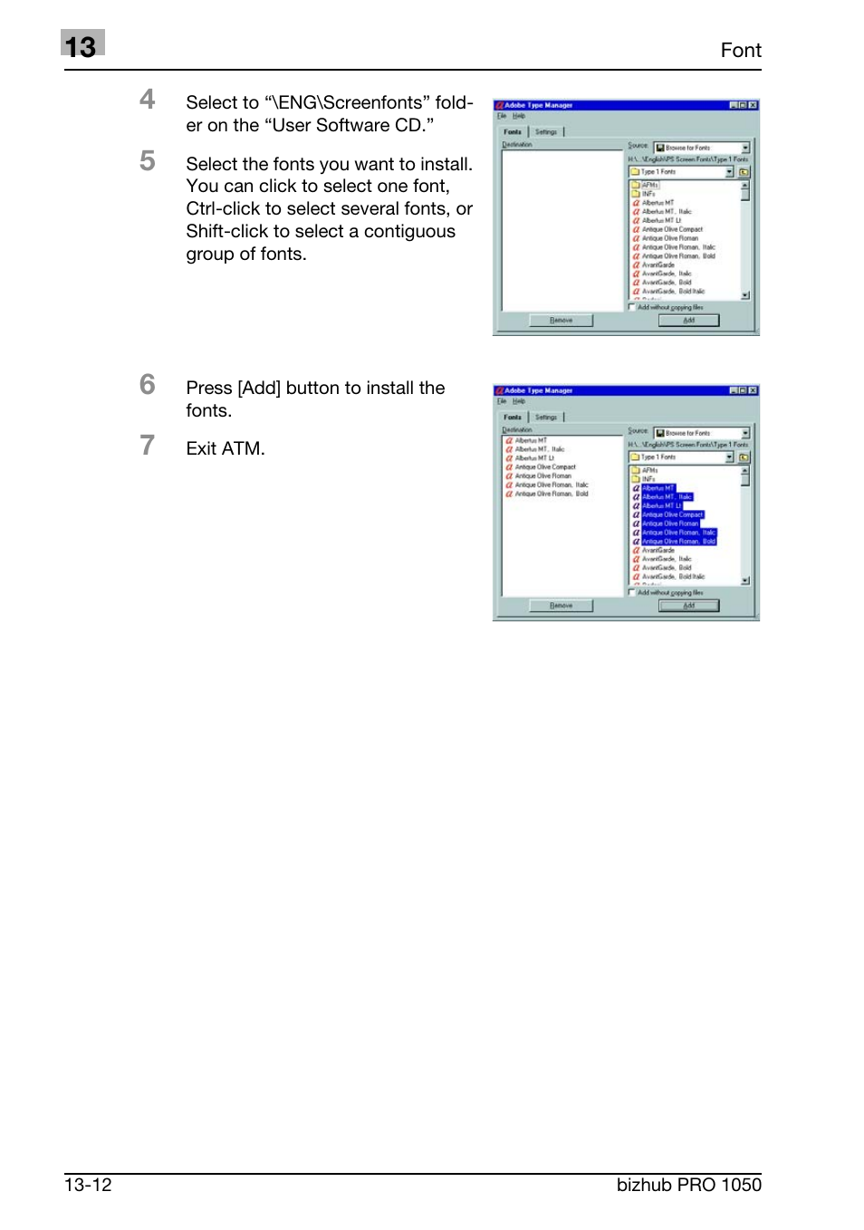 Konica Minolta BIZHUB PRO 1050 User Manual | Page 342 / 399