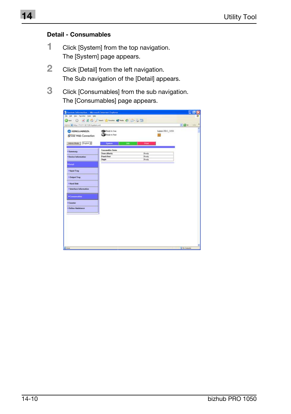 Konica Minolta BIZHUB PRO 1050 User Manual | Page 356 / 399