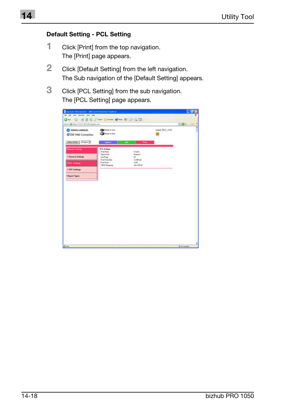 Konica Minolta BIZHUB PRO 1050 User Manual | Page 364 / 399