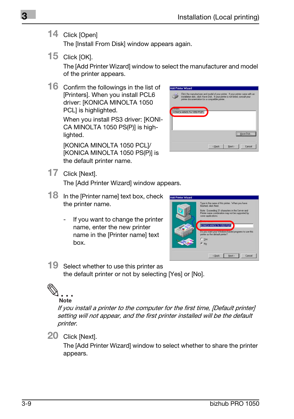 Konica Minolta BIZHUB PRO 1050 User Manual | Page 37 / 399