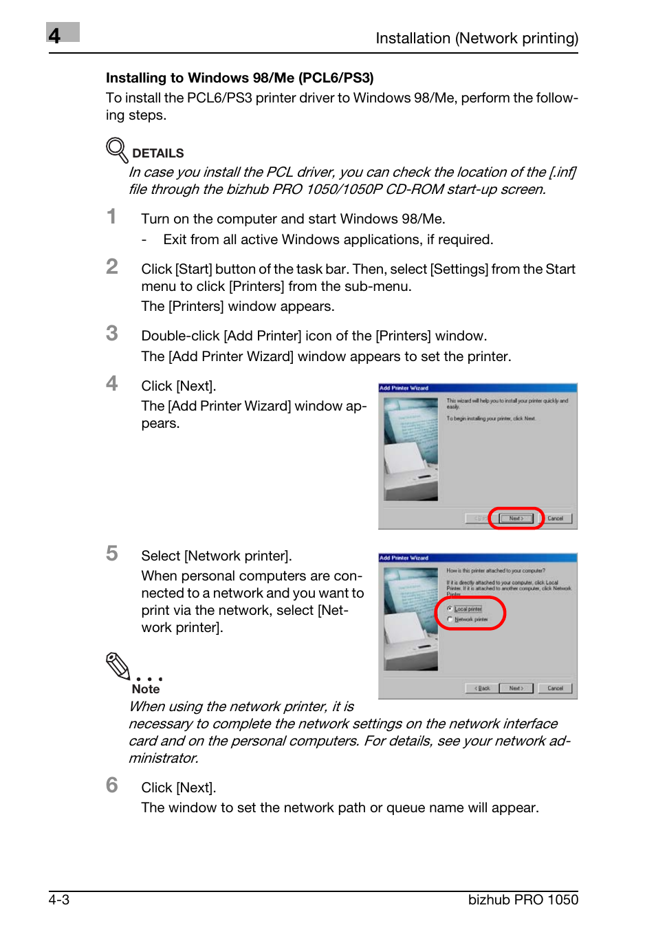 Konica Minolta BIZHUB PRO 1050 User Manual | Page 57 / 399