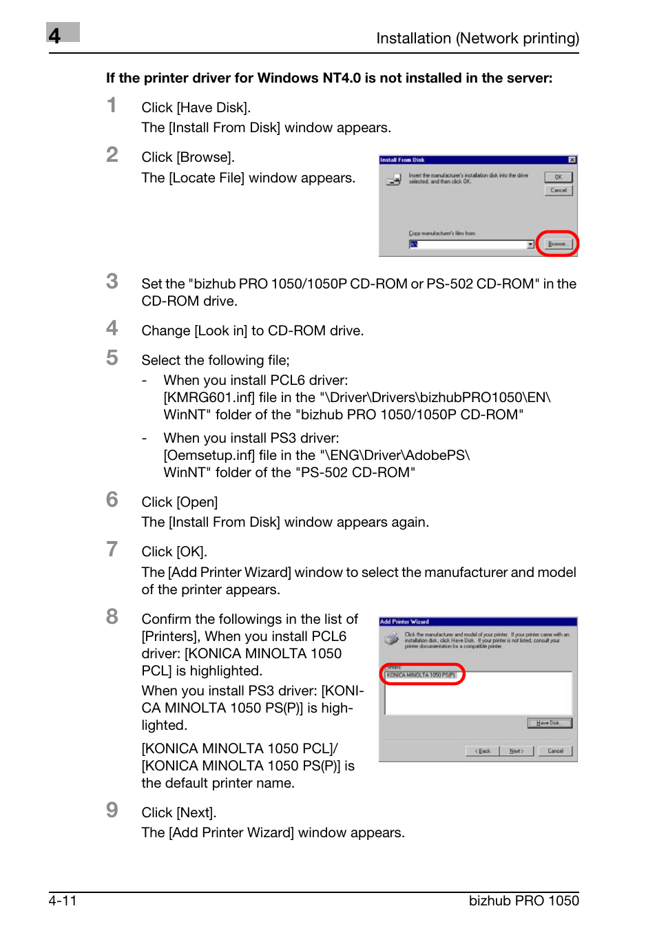 Konica Minolta BIZHUB PRO 1050 User Manual | Page 65 / 399