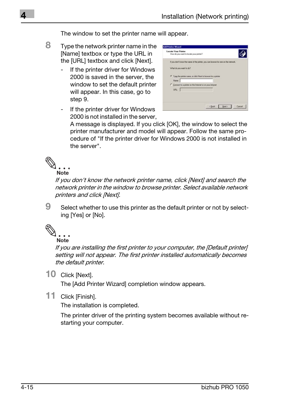 Konica Minolta BIZHUB PRO 1050 User Manual | Page 69 / 399