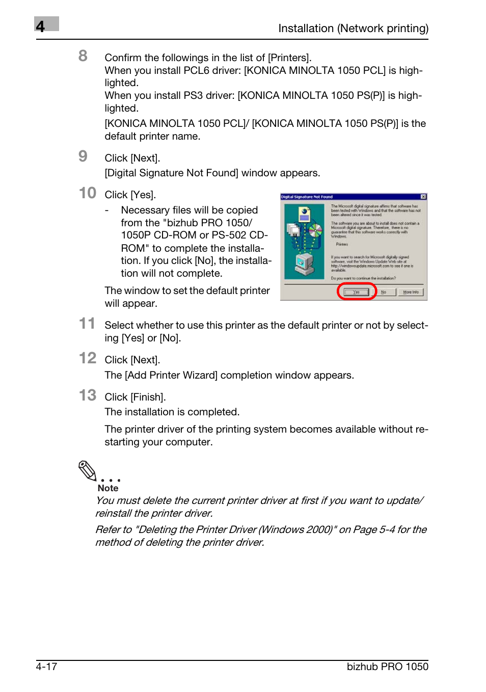 Konica Minolta BIZHUB PRO 1050 User Manual | Page 71 / 399