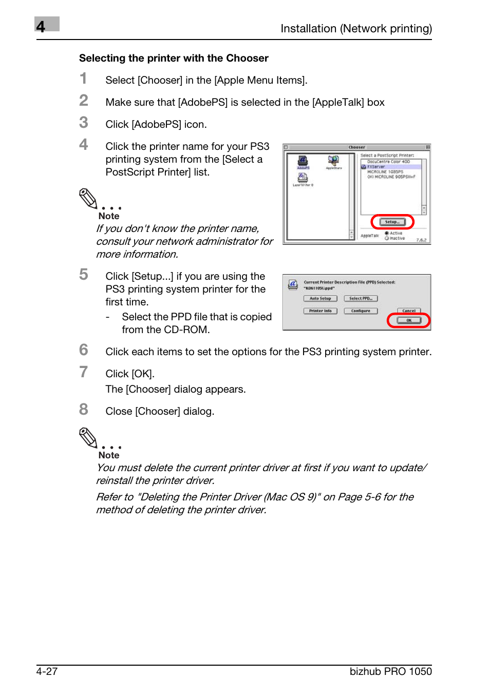 Konica Minolta BIZHUB PRO 1050 User Manual | Page 81 / 399