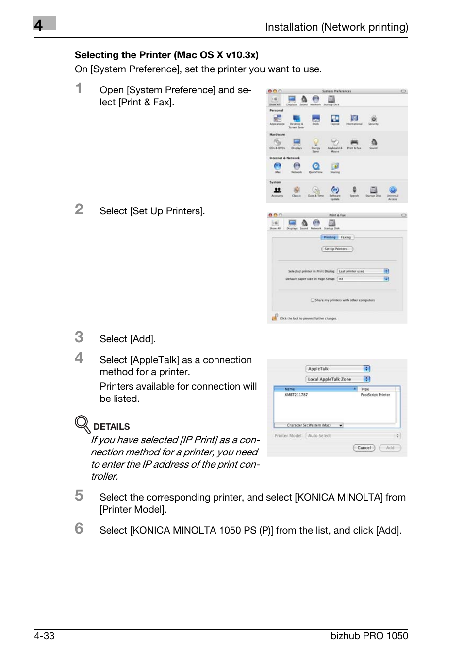 Konica Minolta BIZHUB PRO 1050 User Manual | Page 87 / 399