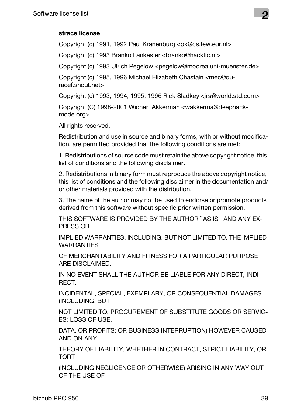 Konica Minolta bizhub PRO 950 User Manual | Page 43 / 131