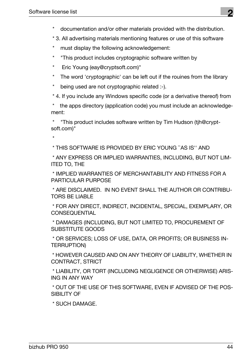 Konica Minolta bizhub PRO 950 User Manual | Page 48 / 131