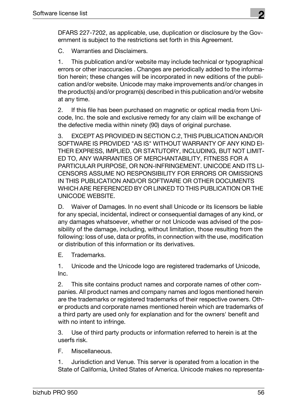 Konica Minolta bizhub PRO 950 User Manual | Page 60 / 131