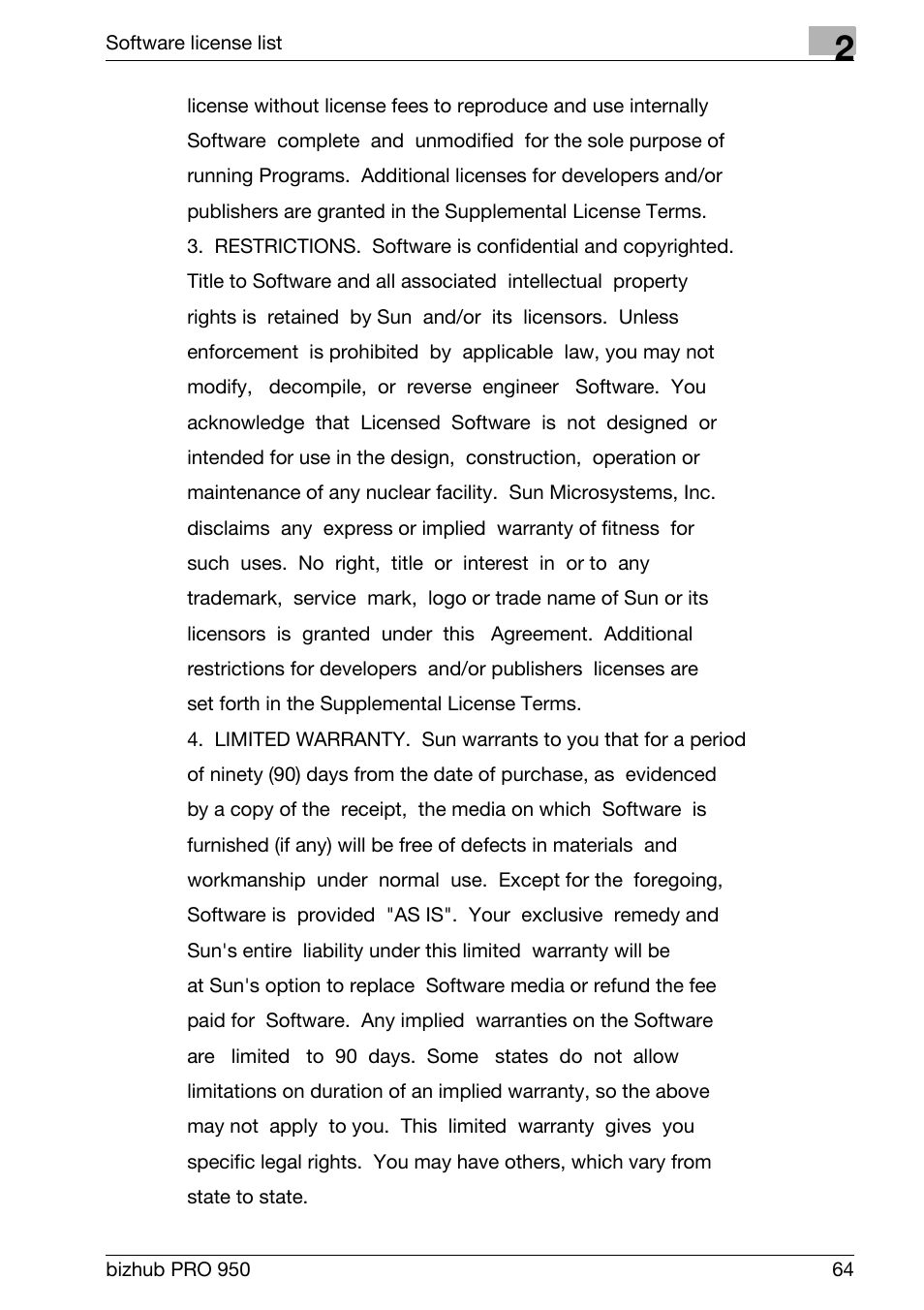 Konica Minolta bizhub PRO 950 User Manual | Page 68 / 131