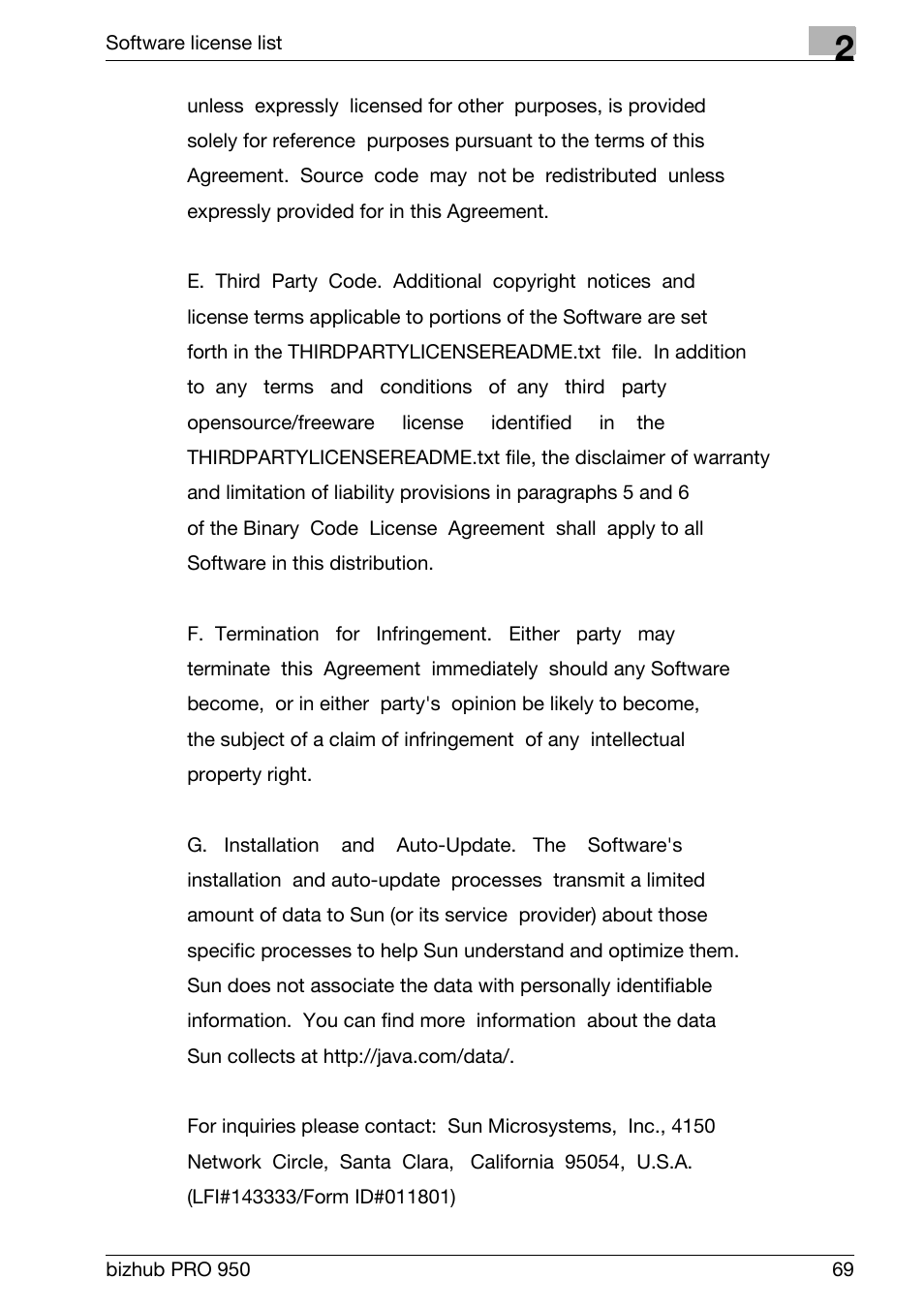 Konica Minolta bizhub PRO 950 User Manual | Page 73 / 131