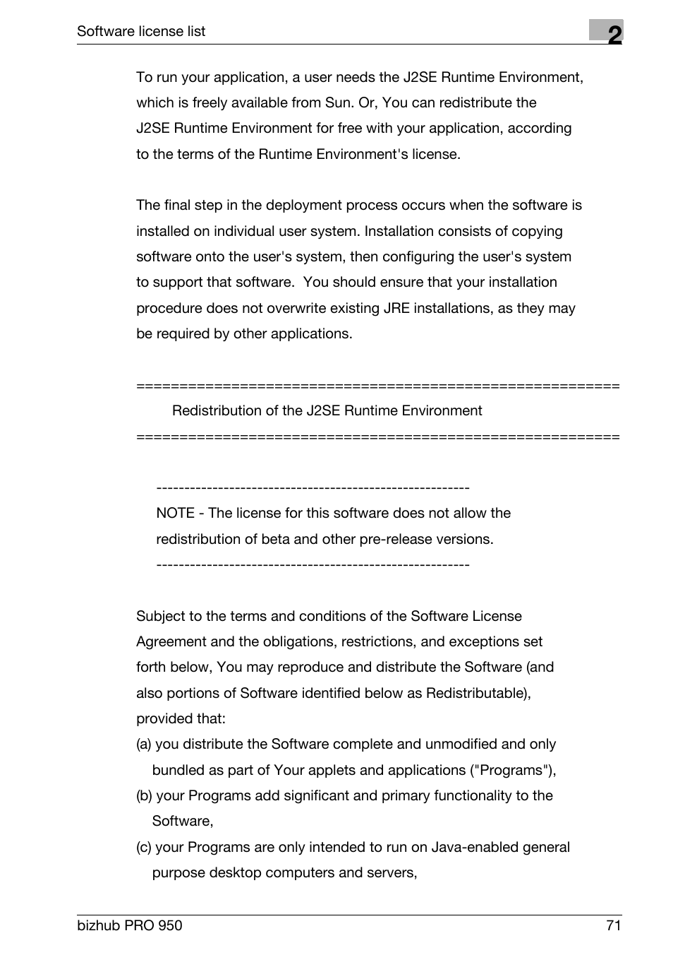 Konica Minolta bizhub PRO 950 User Manual | Page 75 / 131