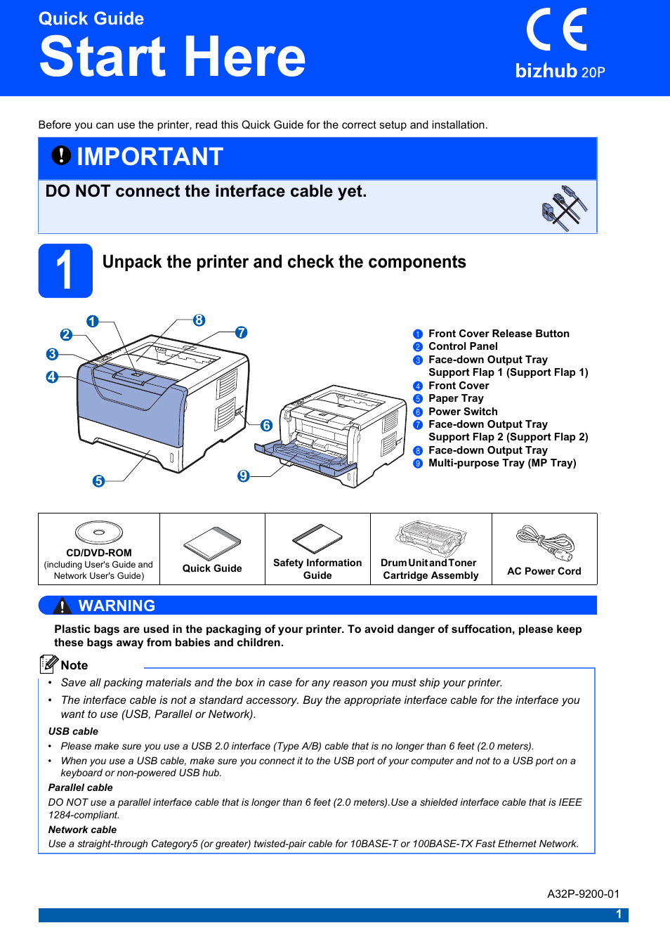 Konica Minolta bizhub 20P User Manual | 33 pages