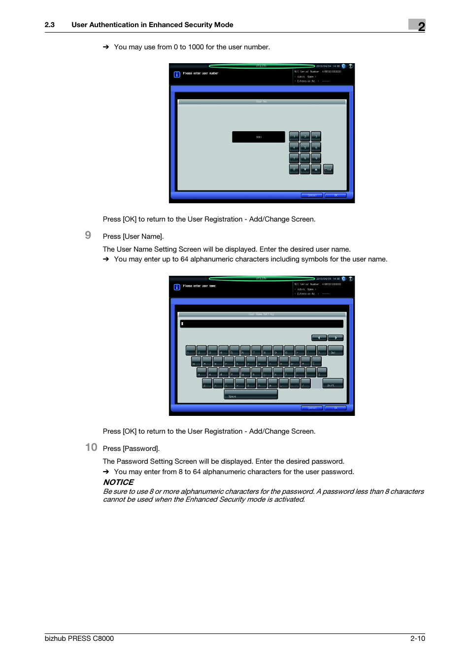 Konica Minolta bizhub PRESS C8000 User Manual | Page 17 / 48