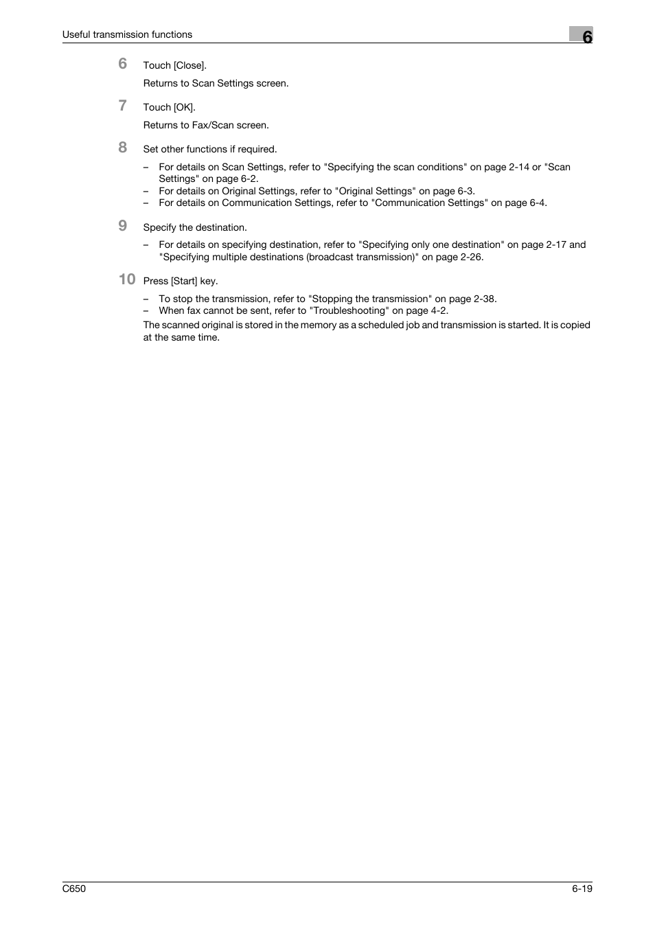 Konica Minolta bizhub C650 User Manual | Page 122 / 295
