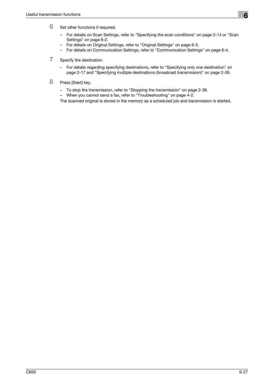 Konica Minolta bizhub C650 User Manual | Page 130 / 295