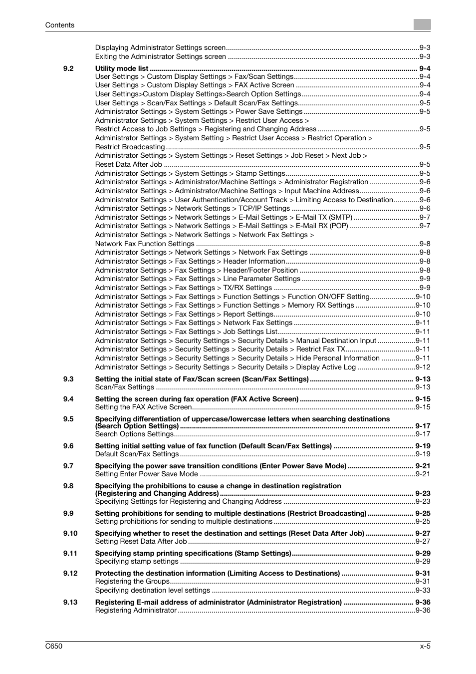 Konica Minolta bizhub C650 User Manual | Page 6 / 295