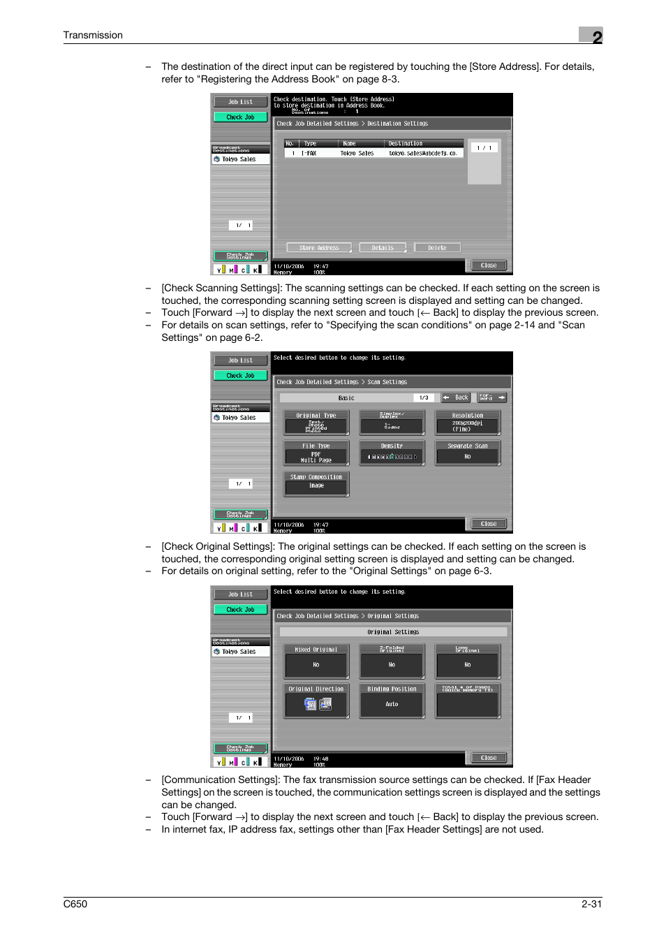 Konica Minolta bizhub C650 User Manual | Page 63 / 295