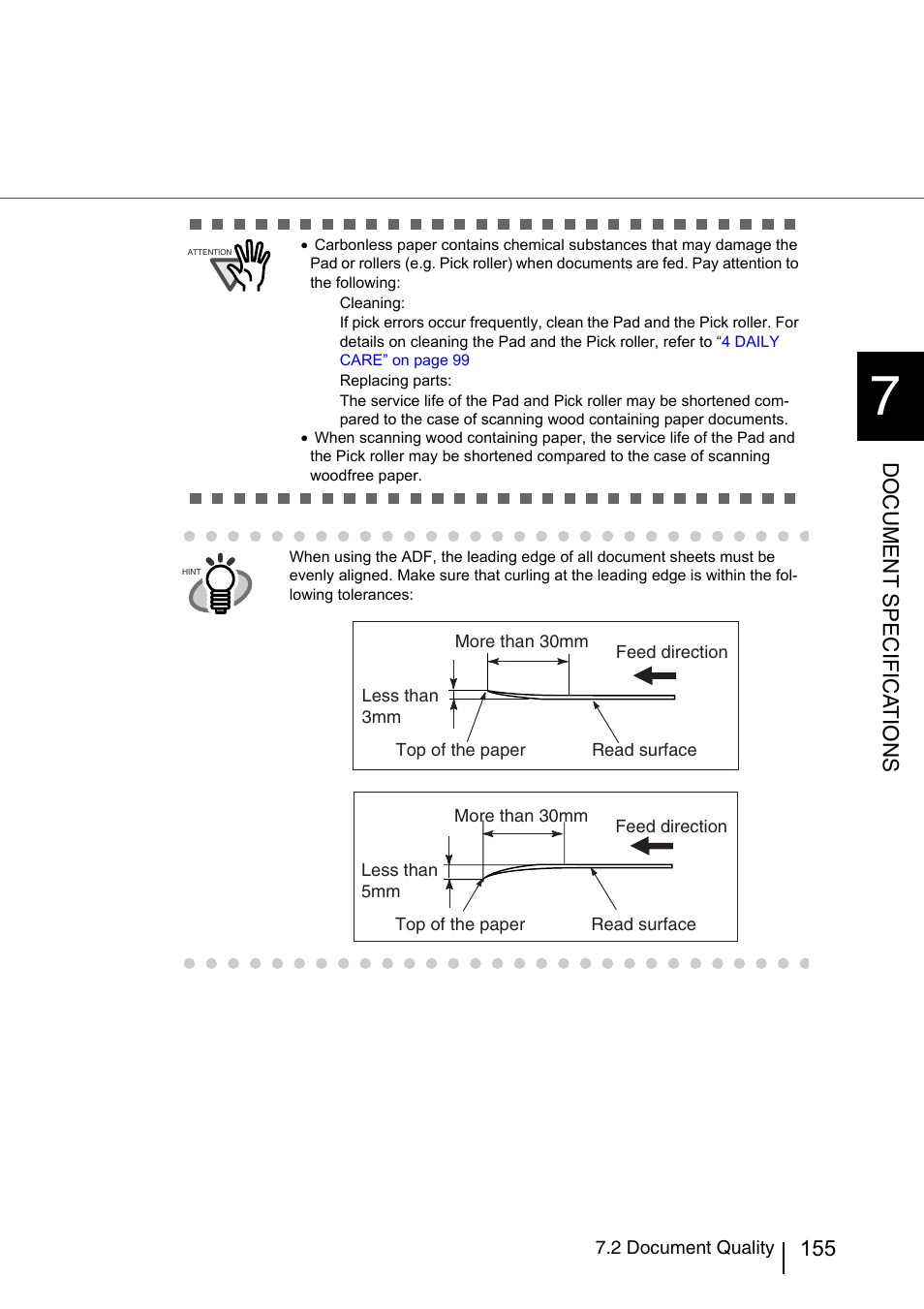 Document specifica tions | Konica Minolta Fujitsu Scanner User Manual | Page 175 / 230