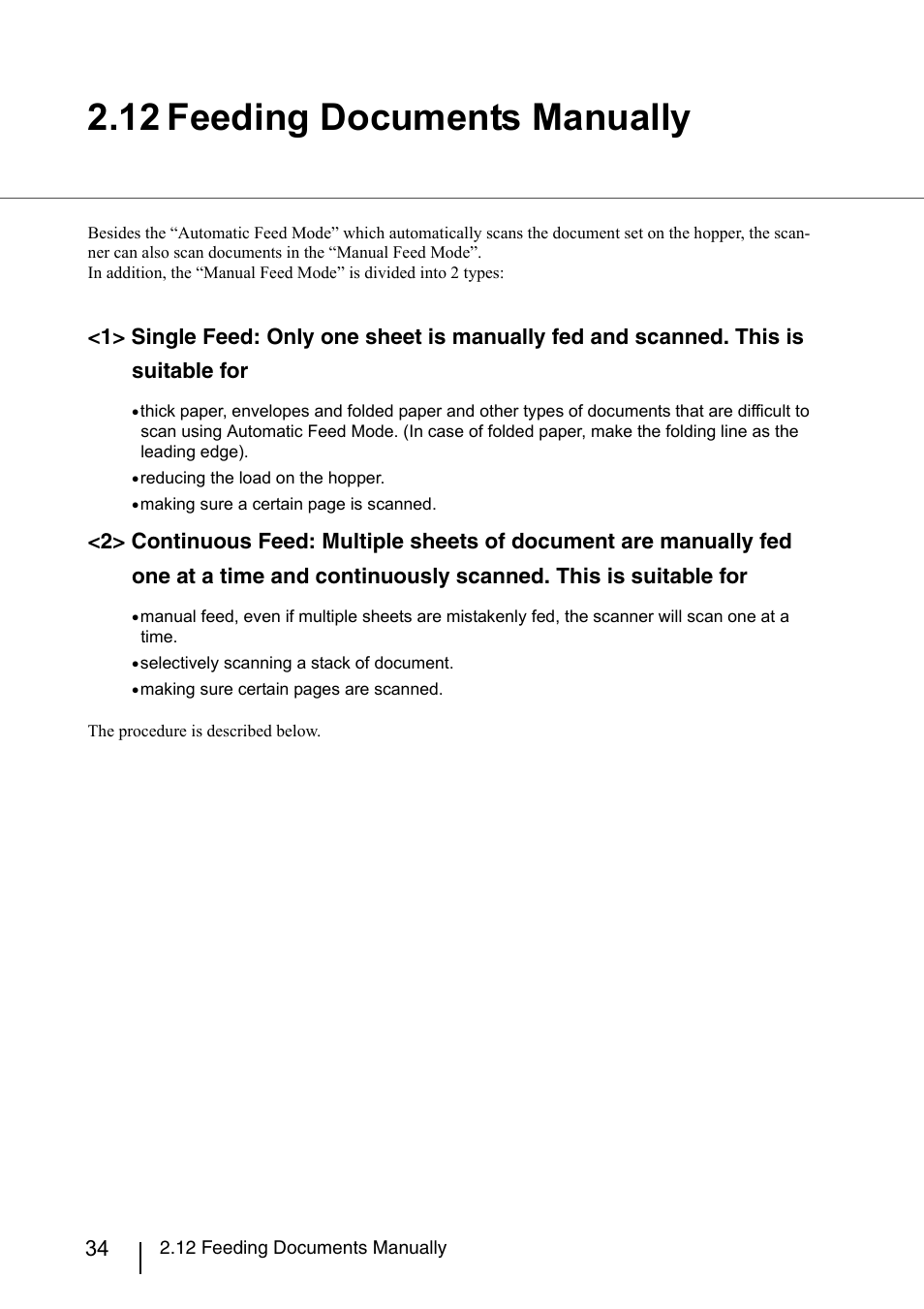 12 feeding documents manually | Konica Minolta Fujitsu Scanner User Manual | Page 54 / 230