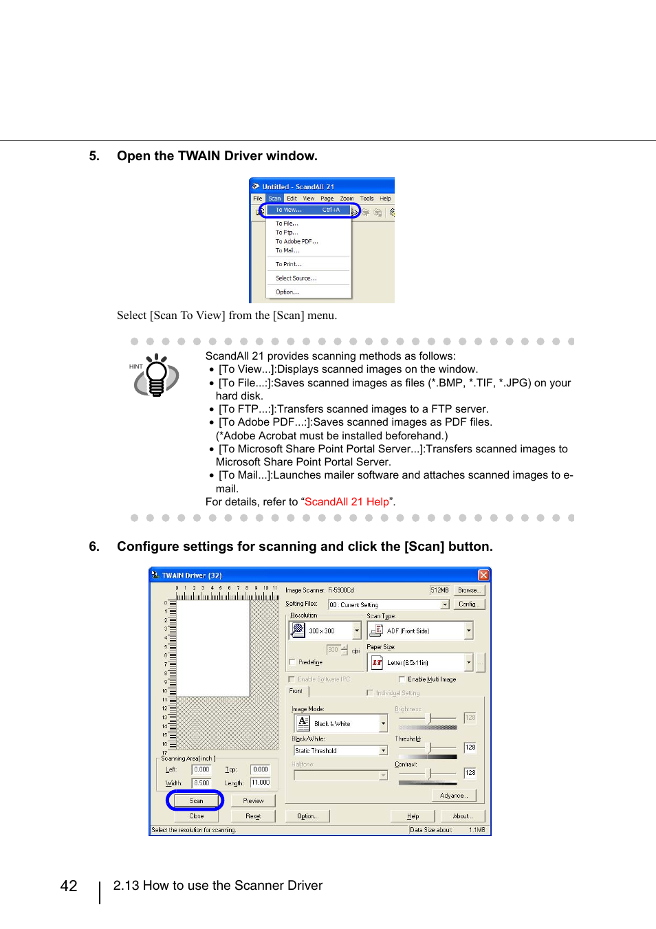 Konica Minolta Fujitsu Scanner User Manual | Page 62 / 230