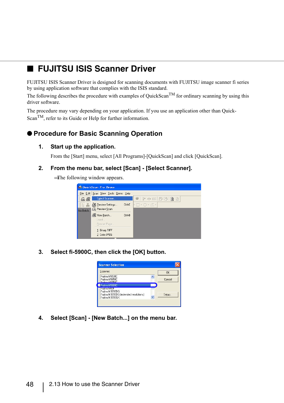 Fujitsu isis scanner driver | Konica Minolta Fujitsu Scanner User Manual | Page 68 / 230