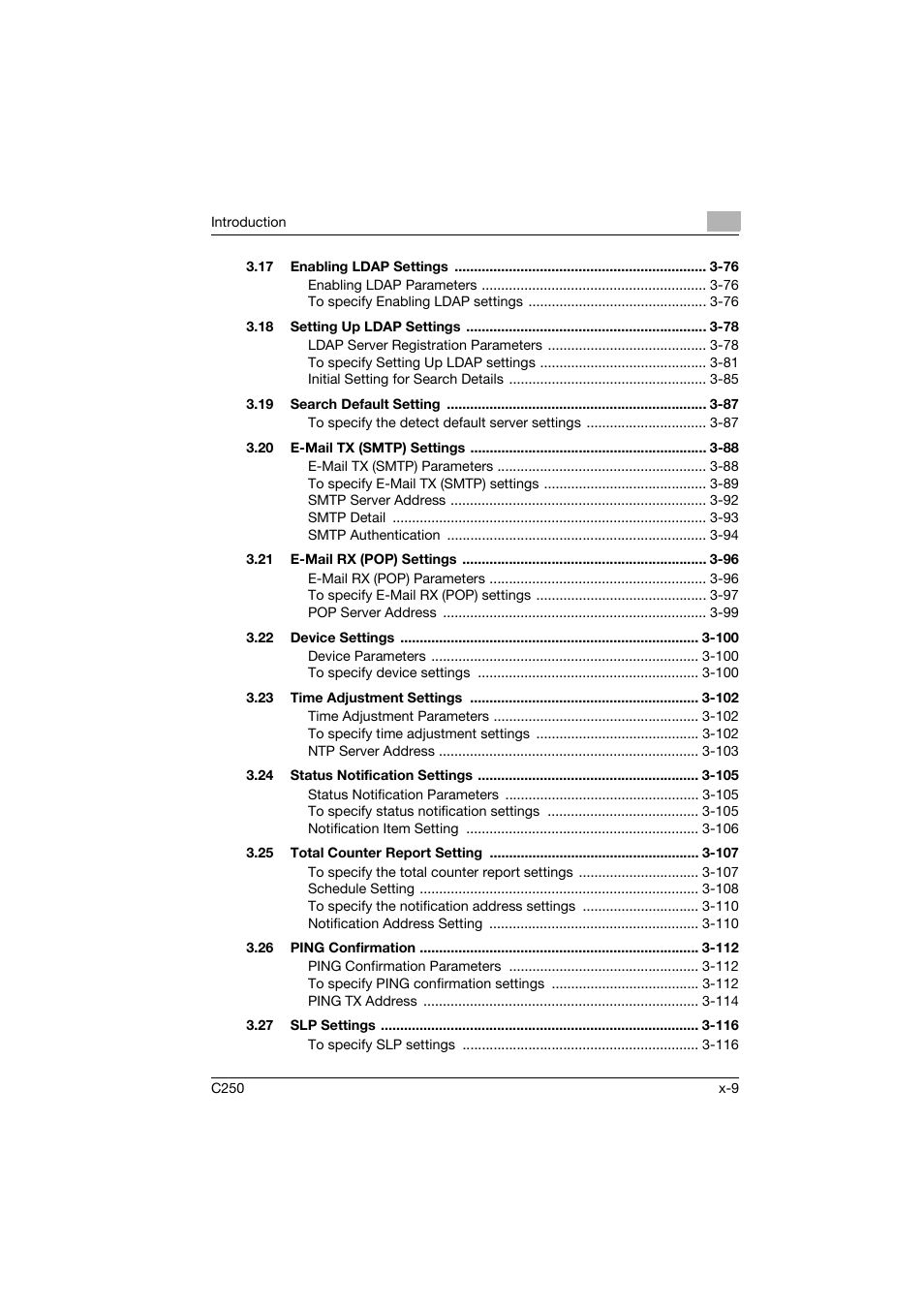Konica Minolta bizhub C250 User Manual | Page 10 / 396