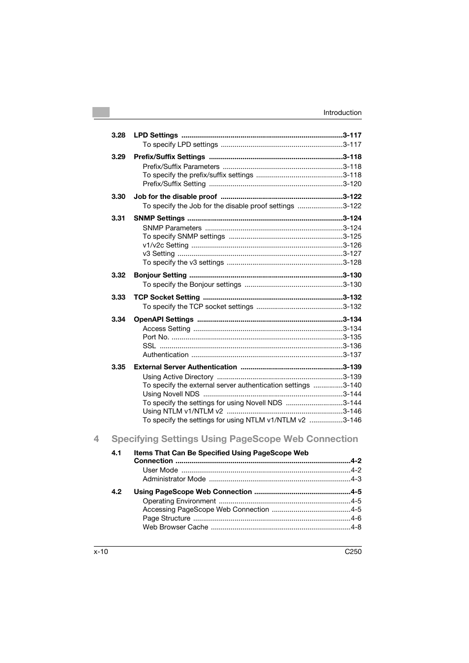 Konica Minolta bizhub C250 User Manual | Page 11 / 396