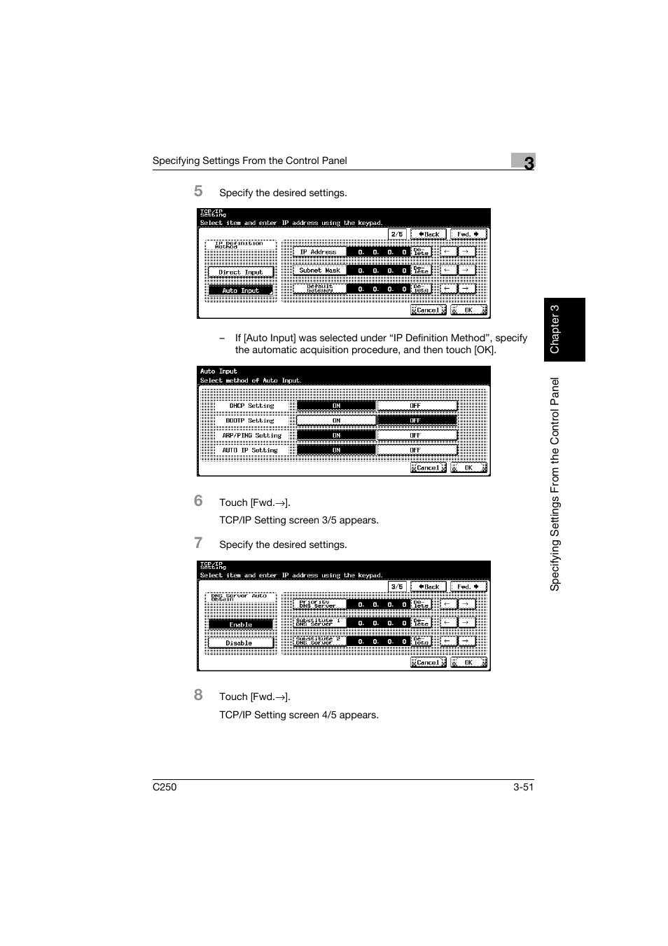 Konica Minolta bizhub C250 User Manual | Page 162 / 396