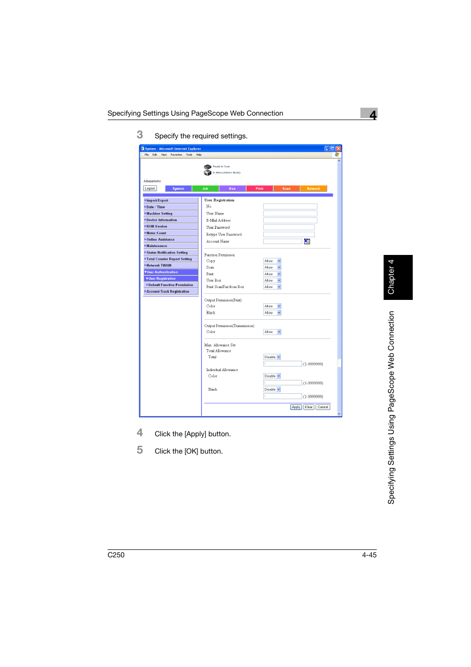 Konica Minolta bizhub C250 User Manual | Page 304 / 396