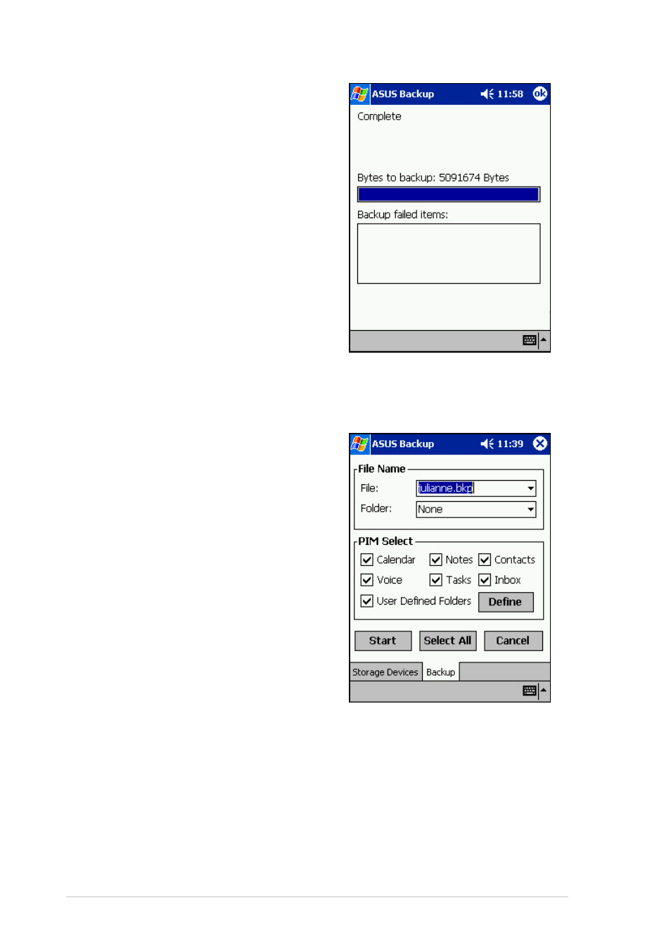 Asus MyPal A600 User Manual | Page 32 / 110