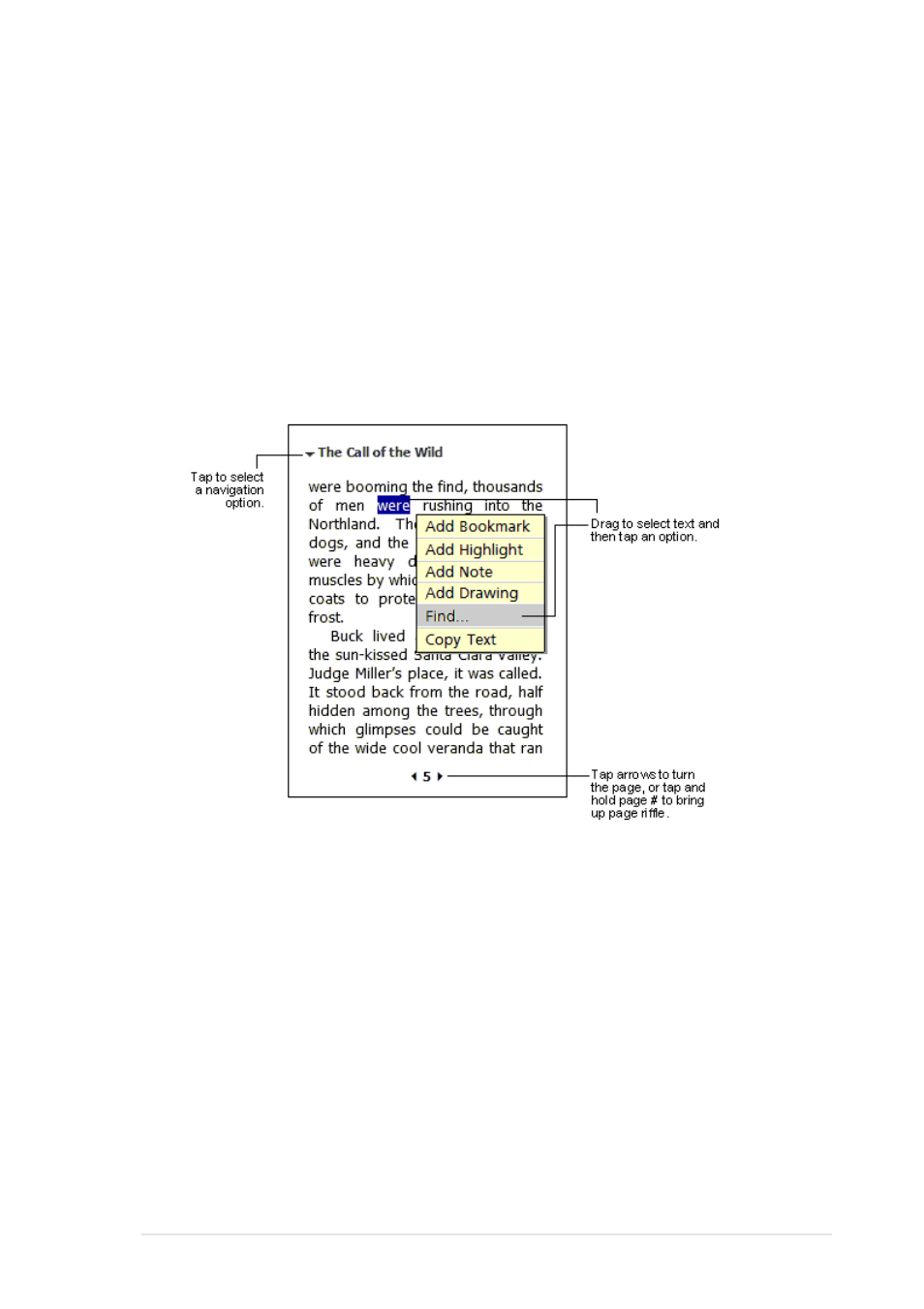 Reading a book | Asus MyPal A600 User Manual | Page 87 / 110