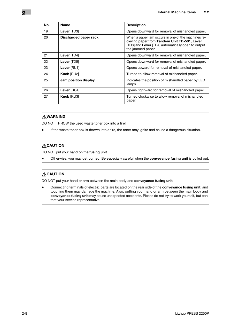 Konica Minolta bizhub PRESS 2250P User Manual | Page 16 / 76