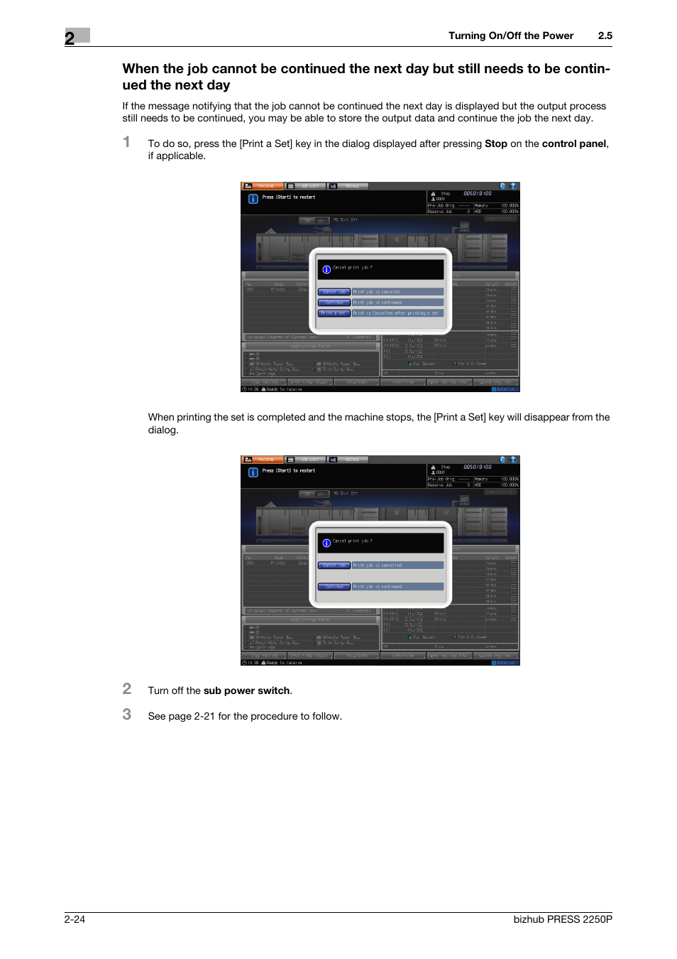 Konica Minolta bizhub PRESS 2250P User Manual | Page 32 / 76