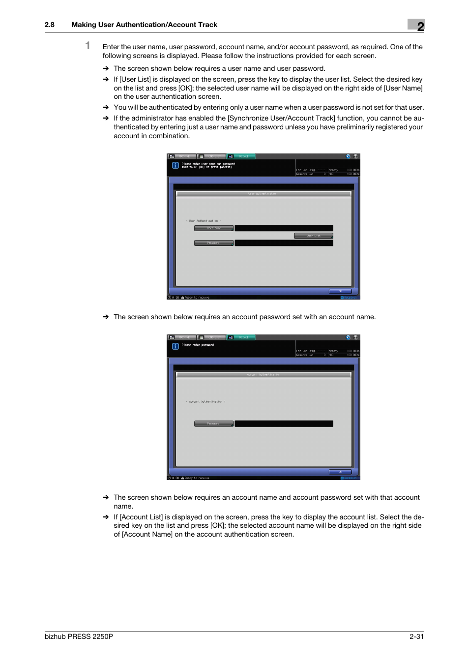 Konica Minolta bizhub PRESS 2250P User Manual | Page 39 / 76