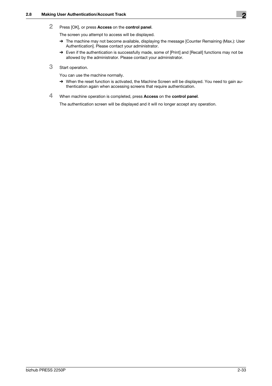 Konica Minolta bizhub PRESS 2250P User Manual | Page 41 / 76