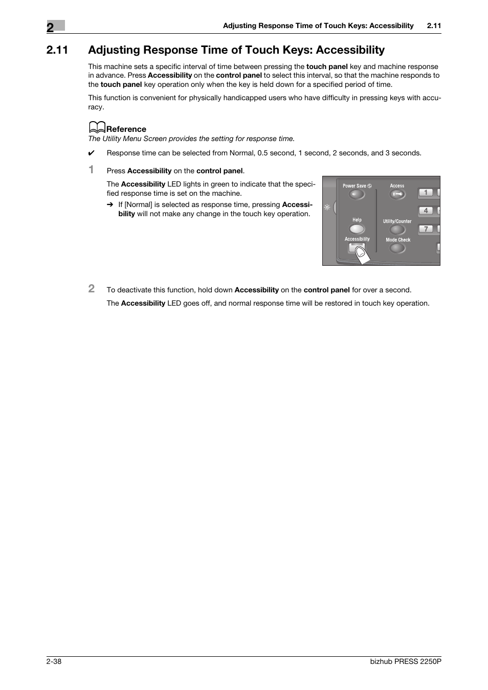 Konica Minolta bizhub PRESS 2250P User Manual | Page 46 / 76