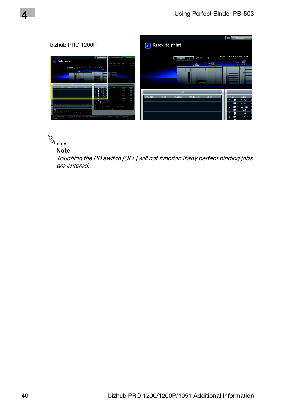 Konica Minolta bizhub PRO 1200 User Manual | Page 44 / 80