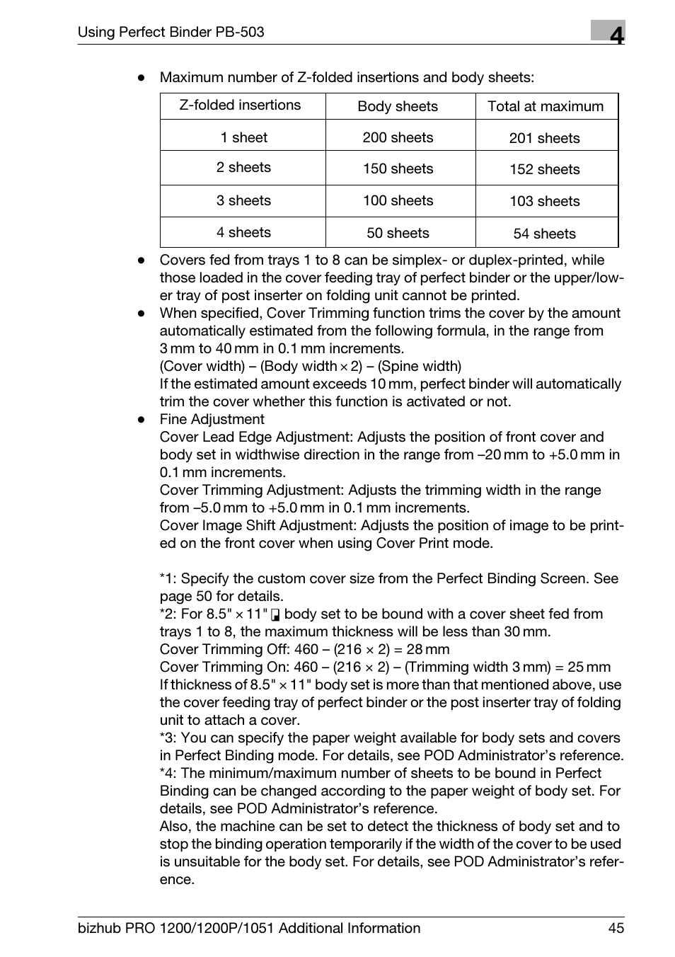 Konica Minolta bizhub PRO 1200 User Manual | Page 49 / 80