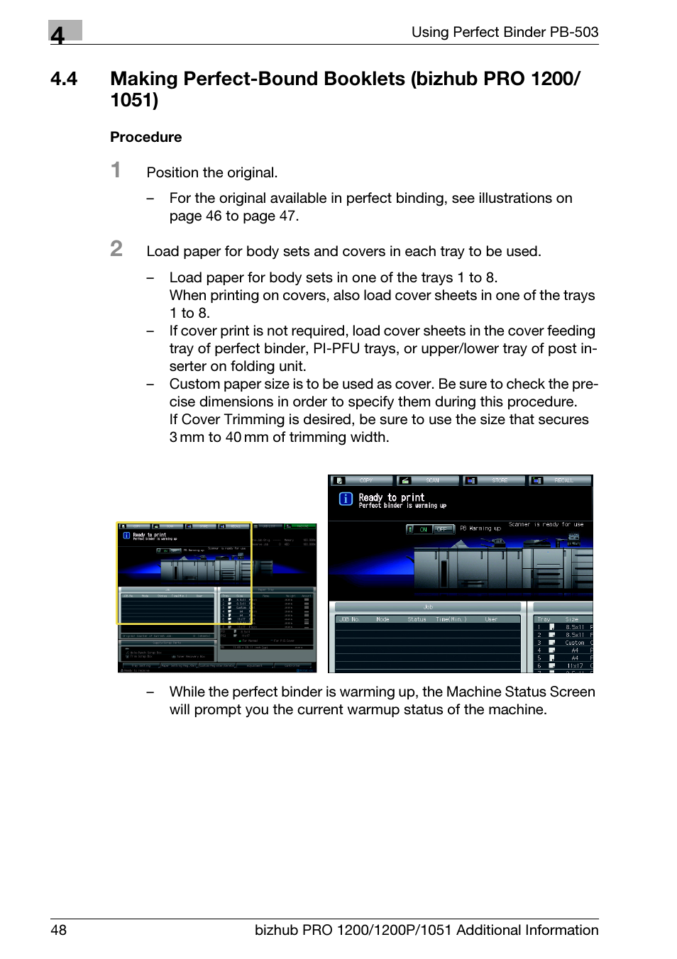 Konica Minolta bizhub PRO 1200 User Manual | Page 52 / 80