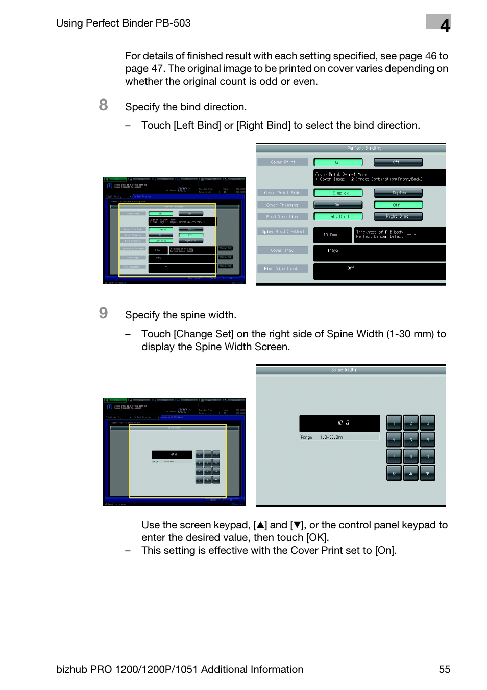 Konica Minolta bizhub PRO 1200 User Manual | Page 59 / 80