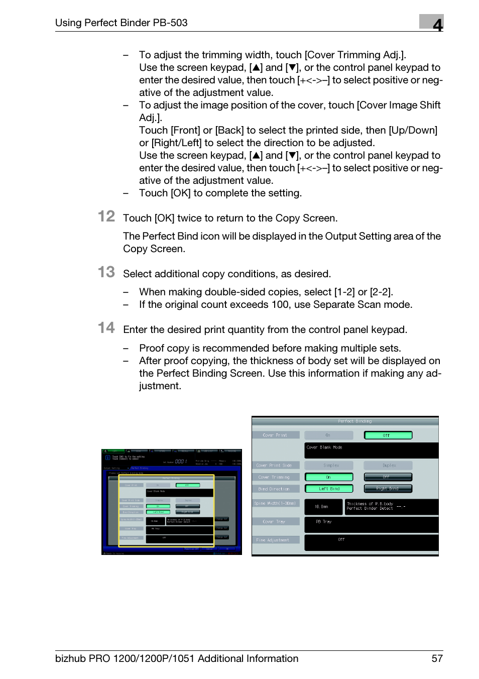 Konica Minolta bizhub PRO 1200 User Manual | Page 61 / 80