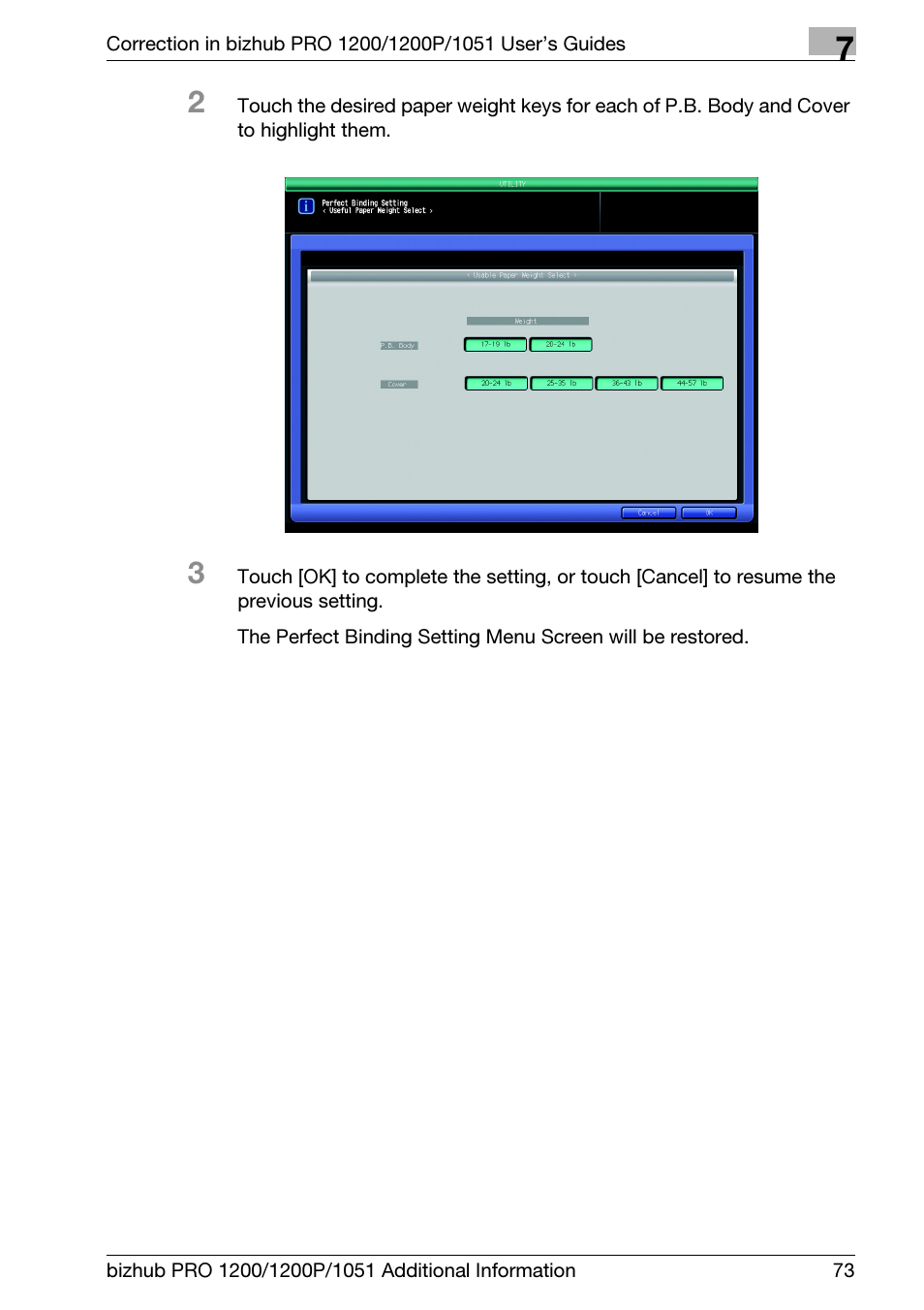 Konica Minolta bizhub PRO 1200 User Manual | Page 77 / 80