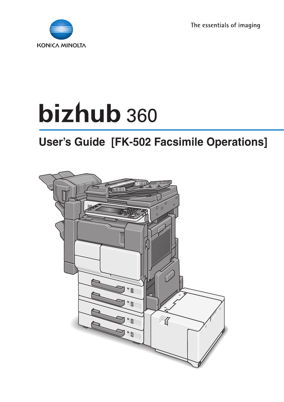 Konica Minolta FK-502 User Manual | 458 pages